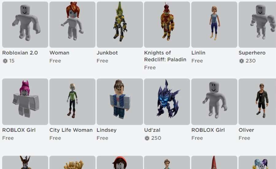 Roblox shop